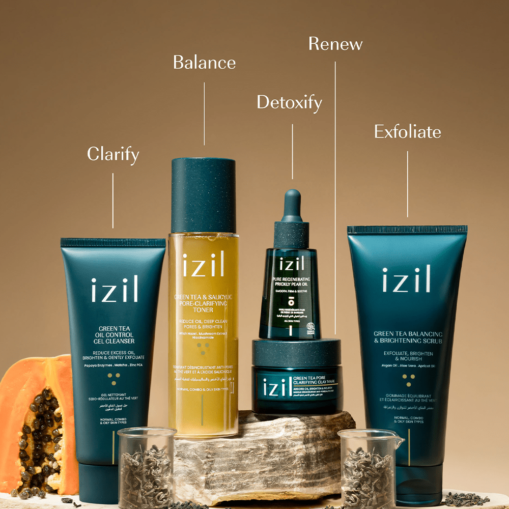 Izil Beauty Green Tea Pore - Refining &amp; Brightening Ritual - Beauty Tribe