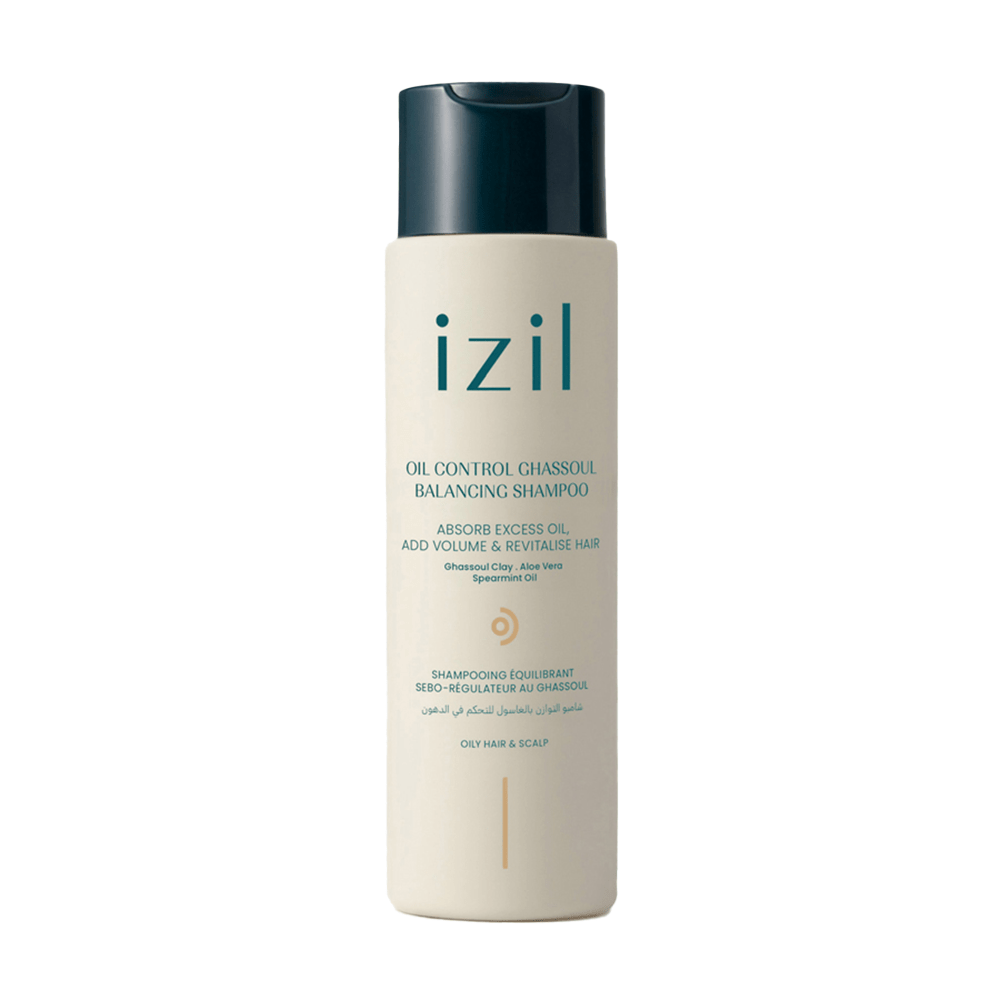Izil Beauty Oil Control Ghassoul Balancing Shampoo 250ml - Beauty Tribe