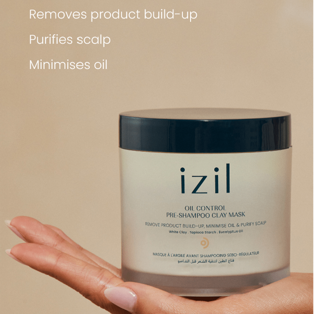 Izil Beauty Oil Control Pre - Shampoo Clay Mask 260g - Beauty Tribe