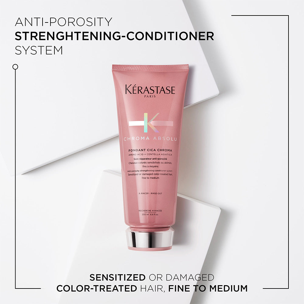Kerastase Chroma Absolu Fondant Cica Conditioner For Sensitised or Damaged Color-Treated Hair - 200 ml