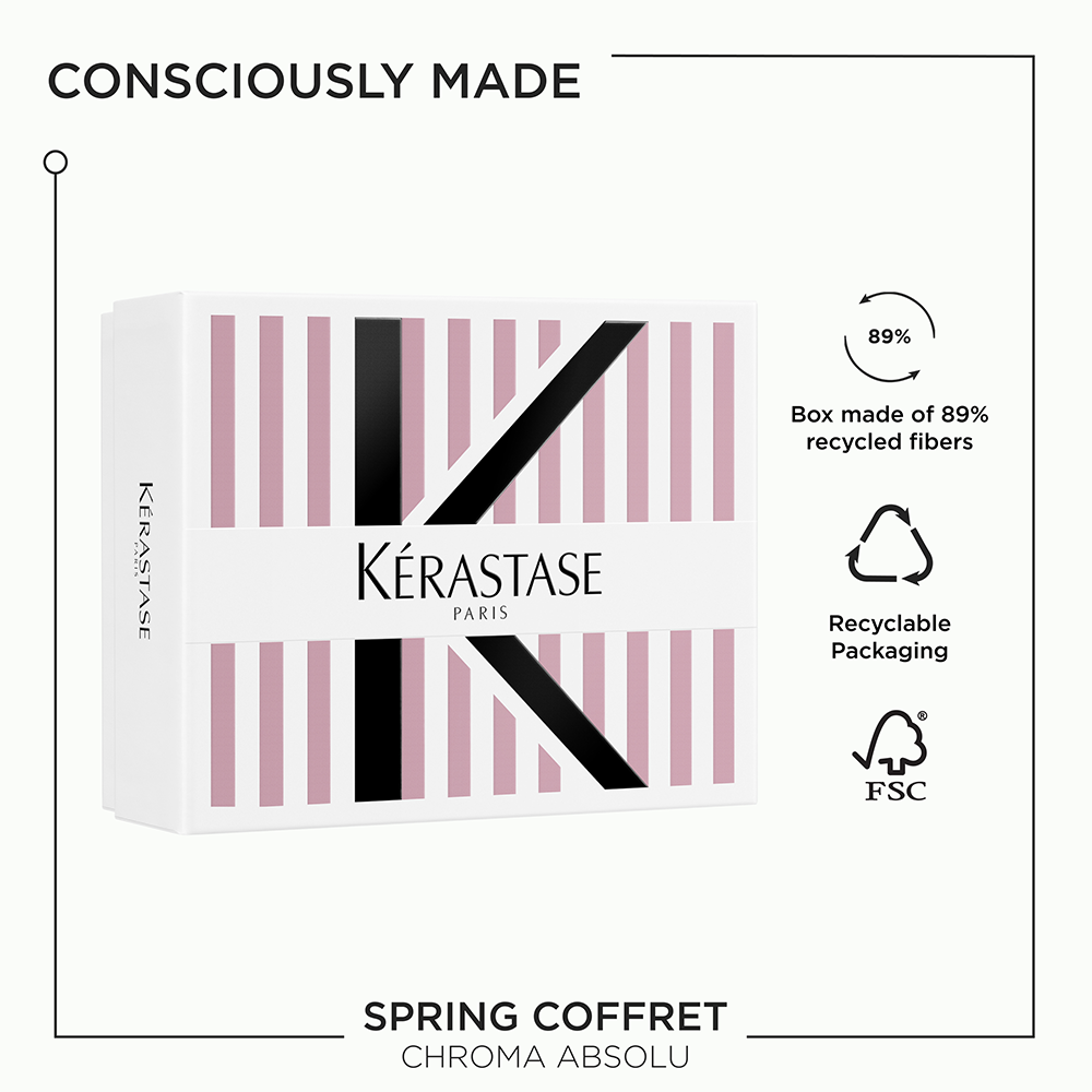 Kerastase Chroma Absolu  Fortifying Duo to neutralize Brassy Highlighted Hair