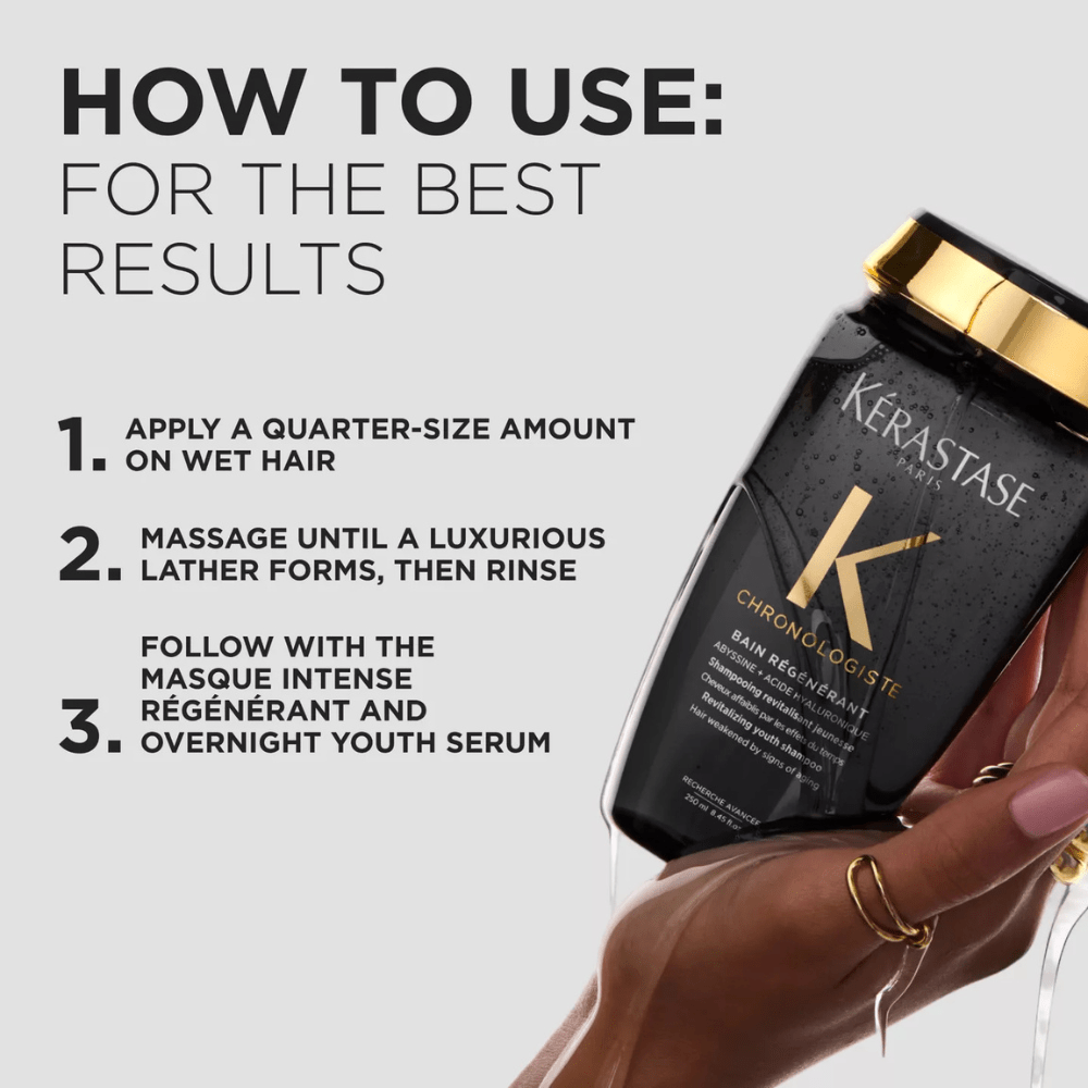 Kérastase Chronologiste Bain Régénérant Shampoo For Hair Weakened By Signs Of Aging 250 ml - Beauty Tribe