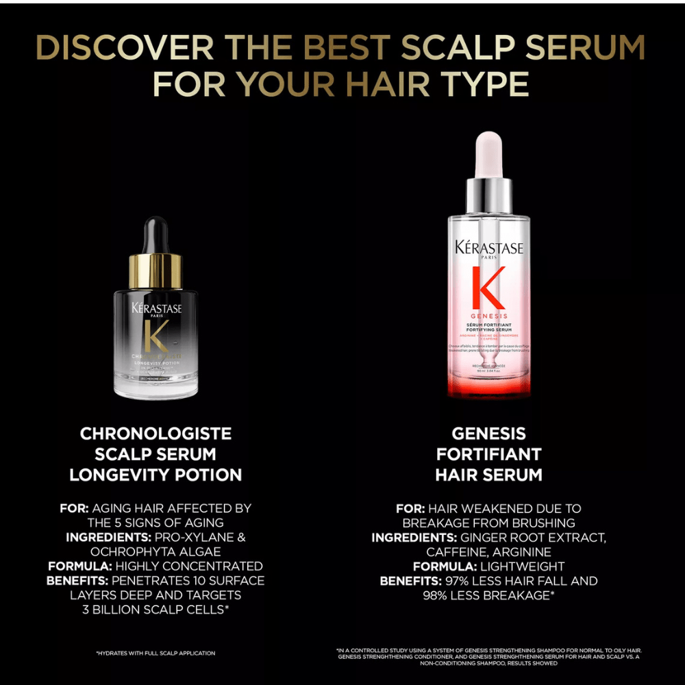 Kérastase Chronologiste Serum Longevity Potion For Hair Weakened By Signs Of Aging 30 ml - Beauty Tribe