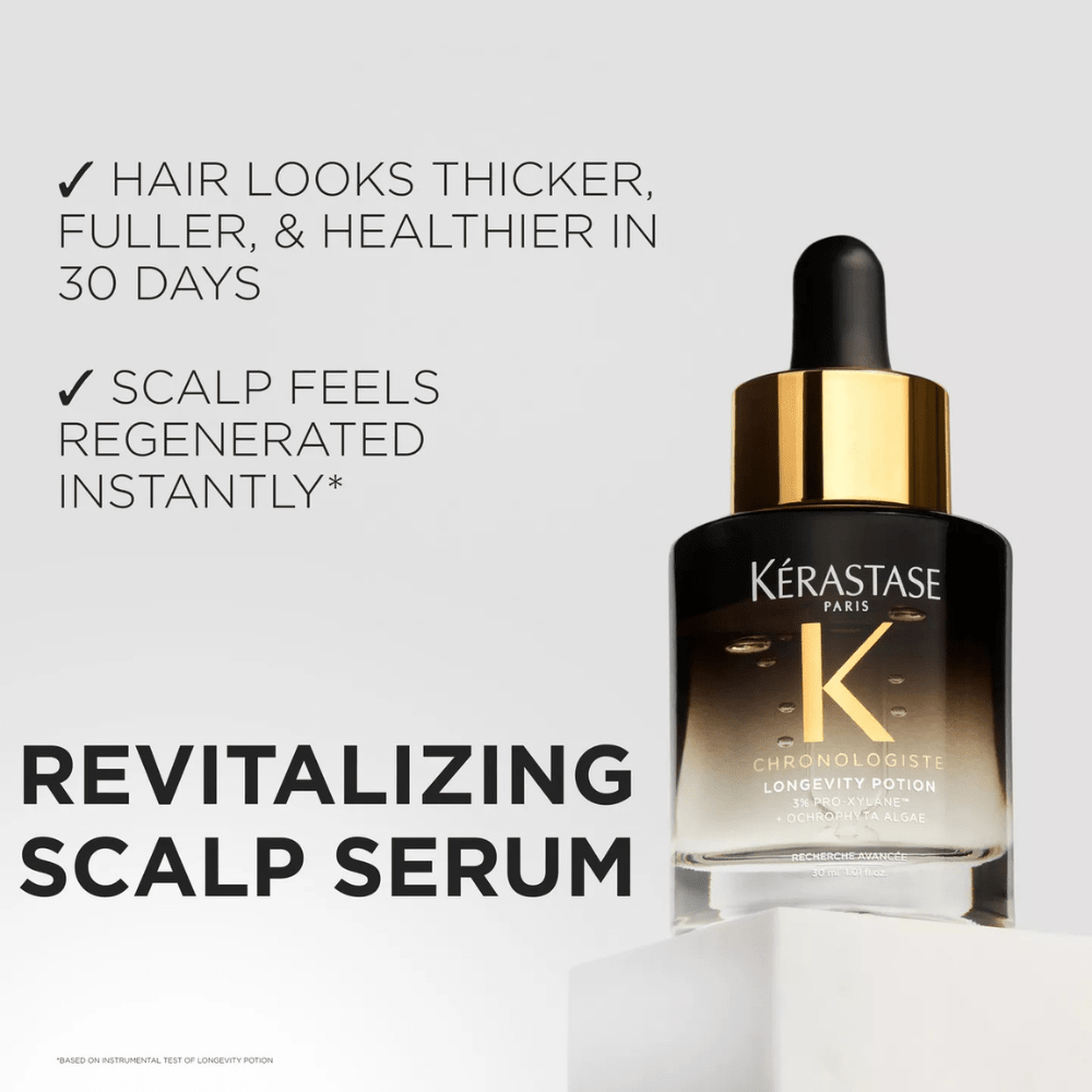 Kérastase Chronologiste Serum Longevity Potion For Hair Weakened By Signs Of Aging 30 ml - Beauty Tribe