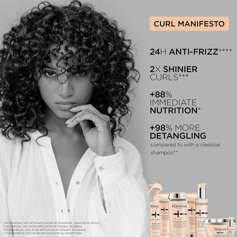Kerastase Curl Manifesto Huile Sublime Repair Nourishing Multi - Use Hair and Scalp Oil for Very Curly &amp; Colily Hair - 50ml - Beauty Tribe