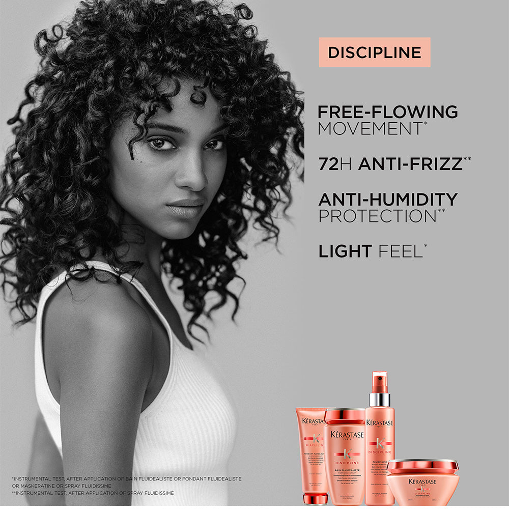 Kerastase Discipline Bain Fluidealiste Smoothing Shampoo For Frizzy Hair - 250 ml