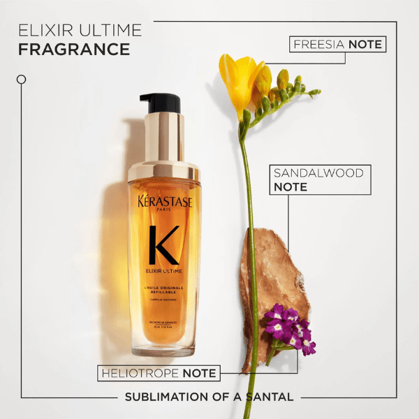 Kerastase Elixir Ultime Original Refillable Hair Oil 75ml - Beauty Tribe