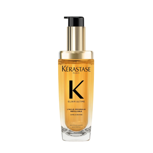 Kerastase Elixir Ultime Original Refillable Hair Oil &amp; Refill 75ml Set