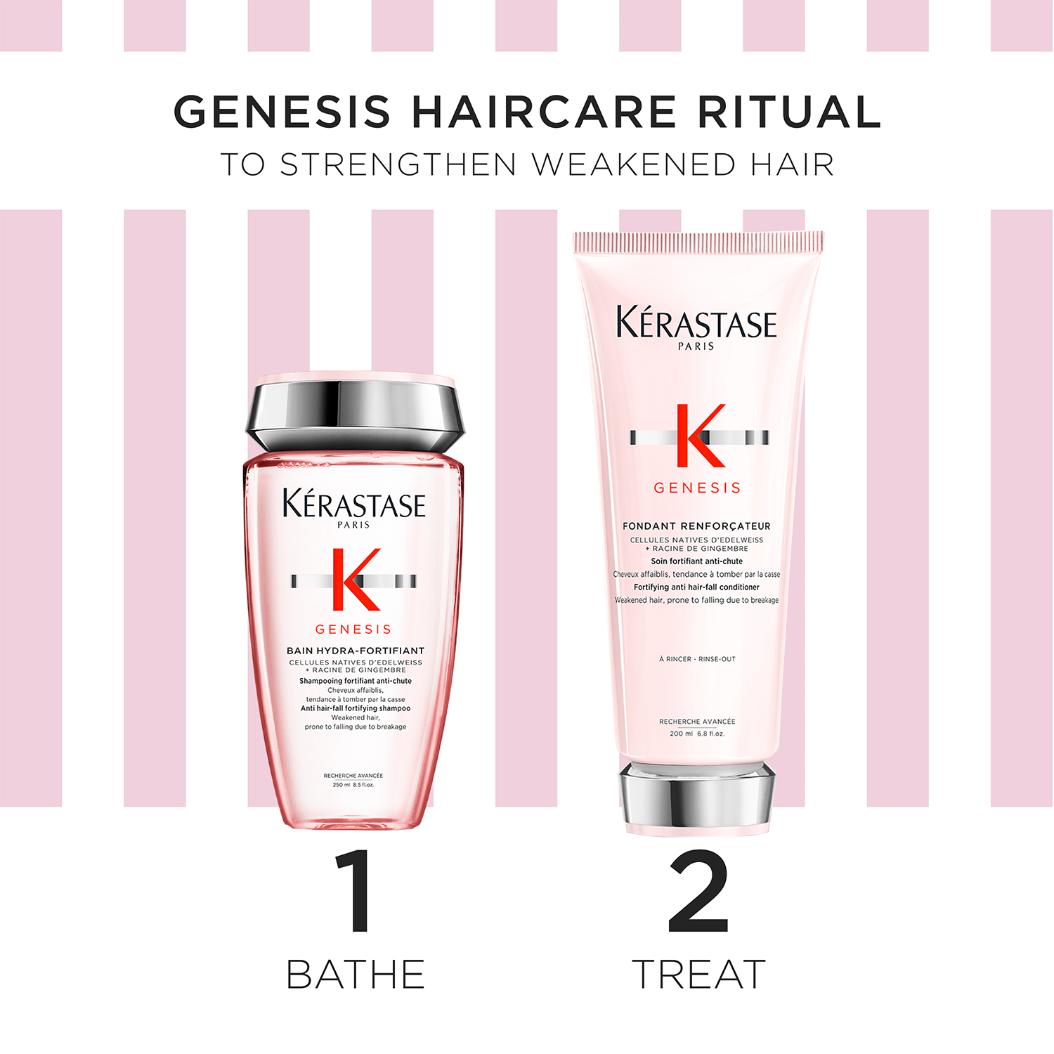 Kerastase Genesis Fortifying Anti Hair - Fall Haircare Duo for Weakened Hair - Beauty Tribe