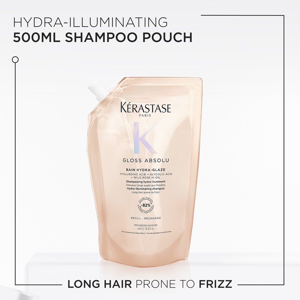 Kerastase Gloss Absolu Hydra - Glaze Shampoo Refill Pouch 500ml - Beauty Tribe