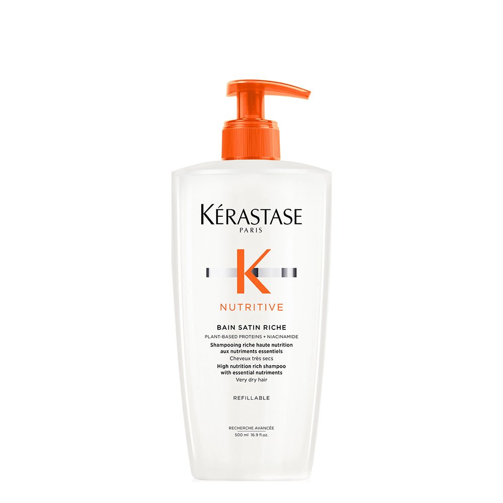 Kerastase Nutritive Bain Satin Riche Shampoo For Dry Hair 500ml - Beauty Tribe