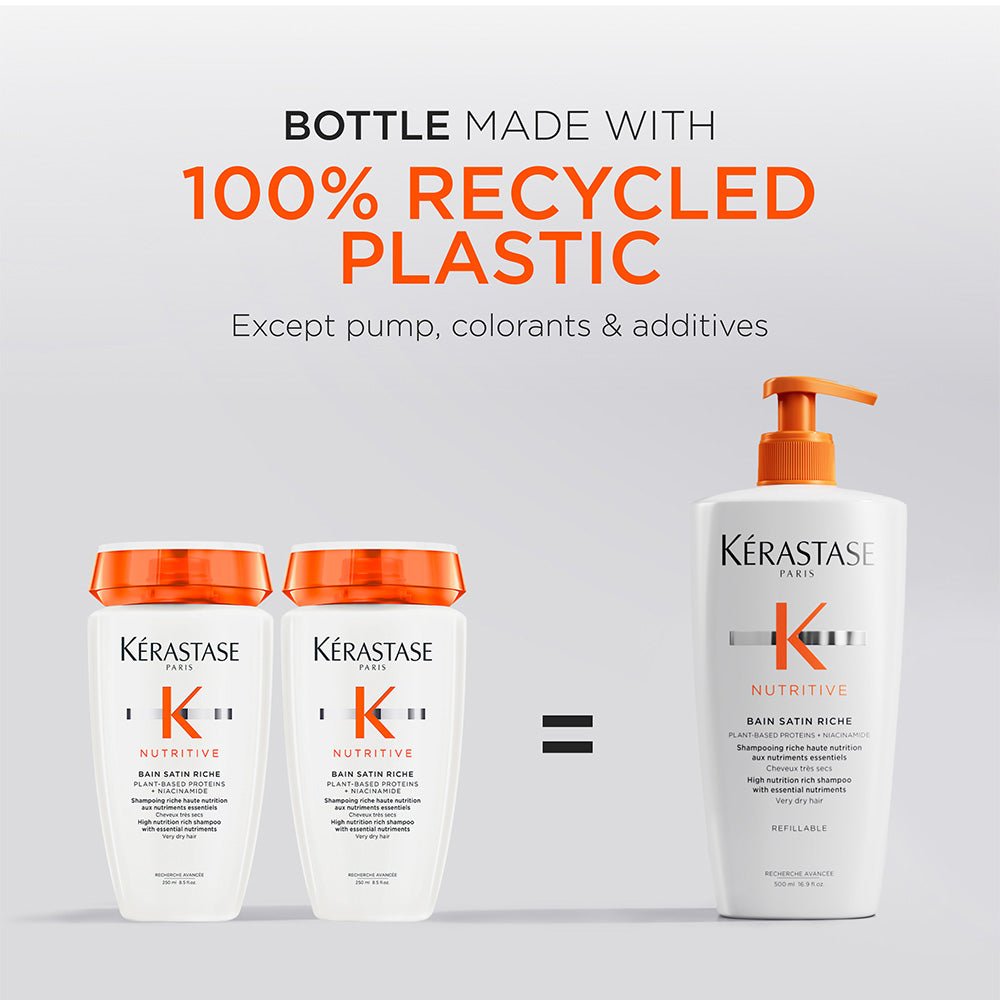 Kerastase Nutritive Bain Satin Riche Shampoo For Dry Hair 500ml - Beauty Tribe