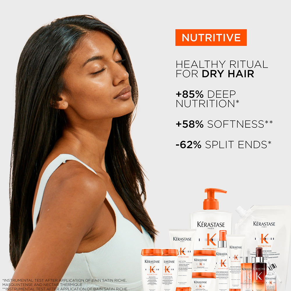 Kerastase Nutritive Bain Satin Riche Shampoo For Dry Hair 500ml