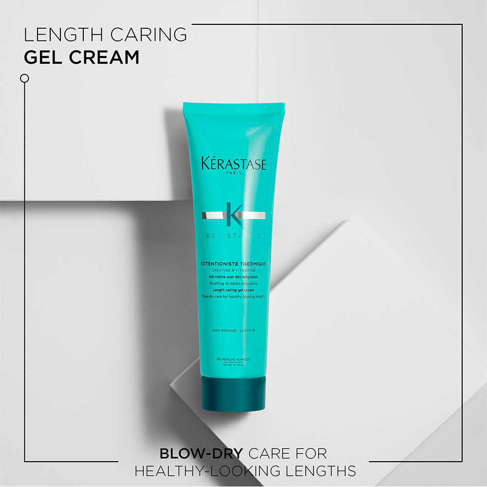 Kerastase Resistance Extentioniste Thermique Blow Dry Heat Protectant Cream For Damaged Hair - 150ml