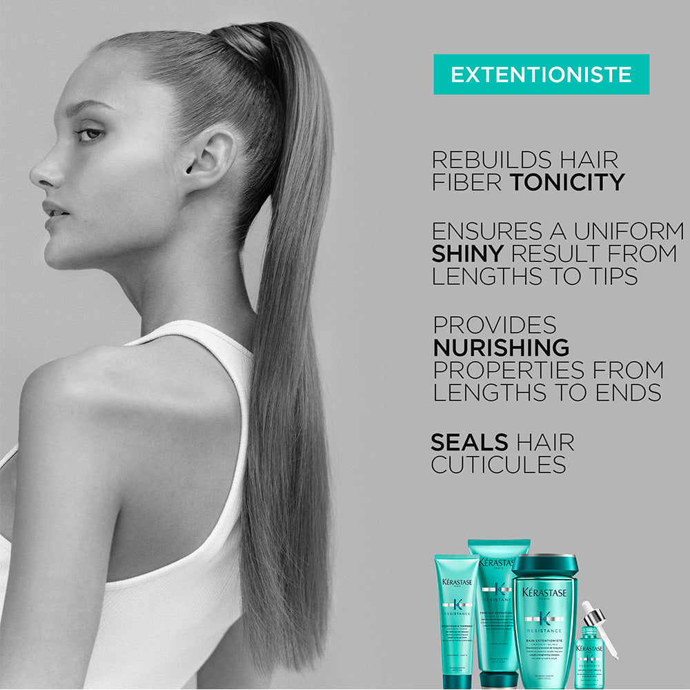Kerastase Resistance Extentioniste Thermique Blow Dry Heat Protectant Cream For Damaged Hair - 150ml