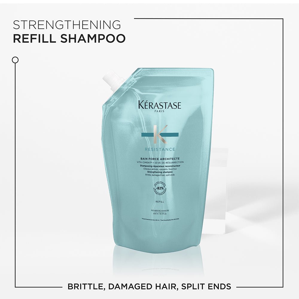 Kerastase Resistance for Damaged Hair 500ml Refill Pouch - Beauty Tribe