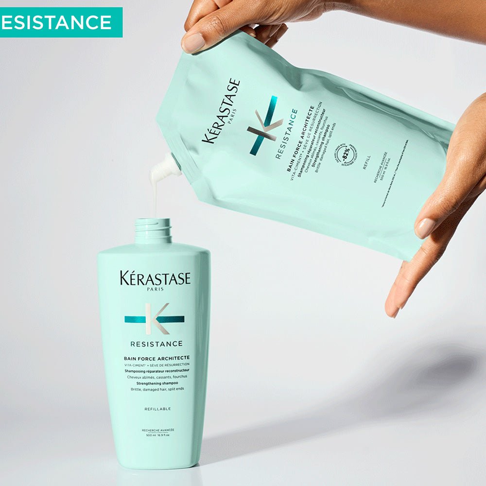 Kerastase Resistance for Damaged Hair 500ml Refill Pouch - Beauty Tribe