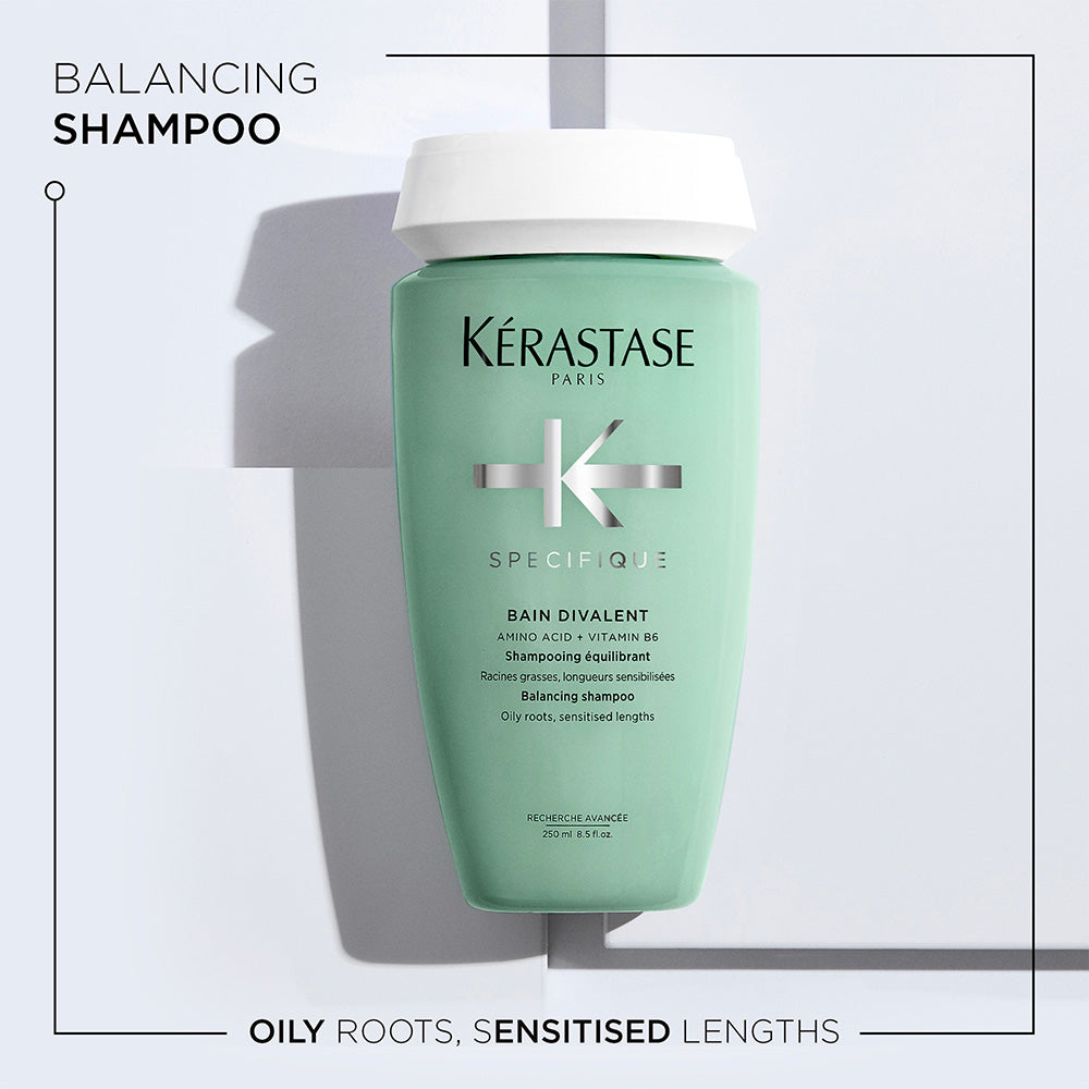 Kerastase Specifique Bain Divalent Silicone Free Shampoo For Oily Hair &amp; Roots - 250ml