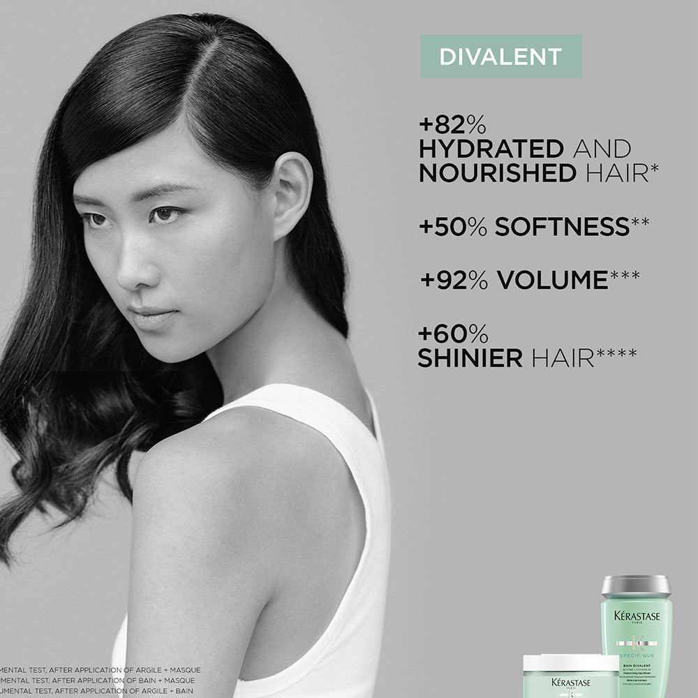 Kerastase Specifique Bain Divalent Silicone Free Shampoo For Oily Hair &amp; Roots - 250ml