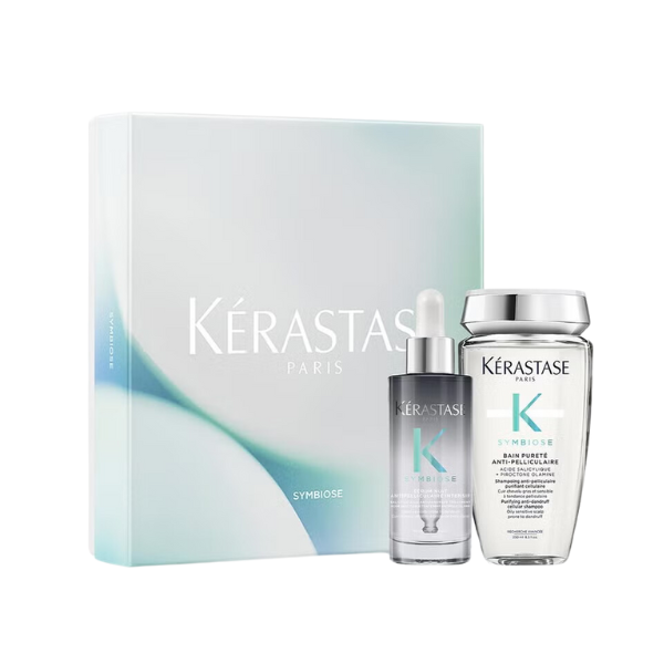 Kerastase Symbiose - Anti-Dandruff Haircare Night Duo for Sensitive &amp; Oily Scalps - Limited Edition Gift Set