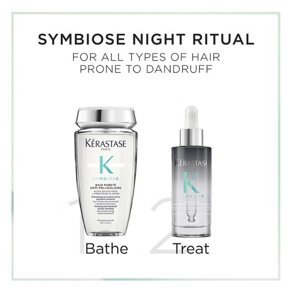 Kerastase Symbiose - Anti - Dandruff Haircare Night Duo for Sensitive &amp; Oily Scalps - Limited Edition Gift Set - Beauty Tribe