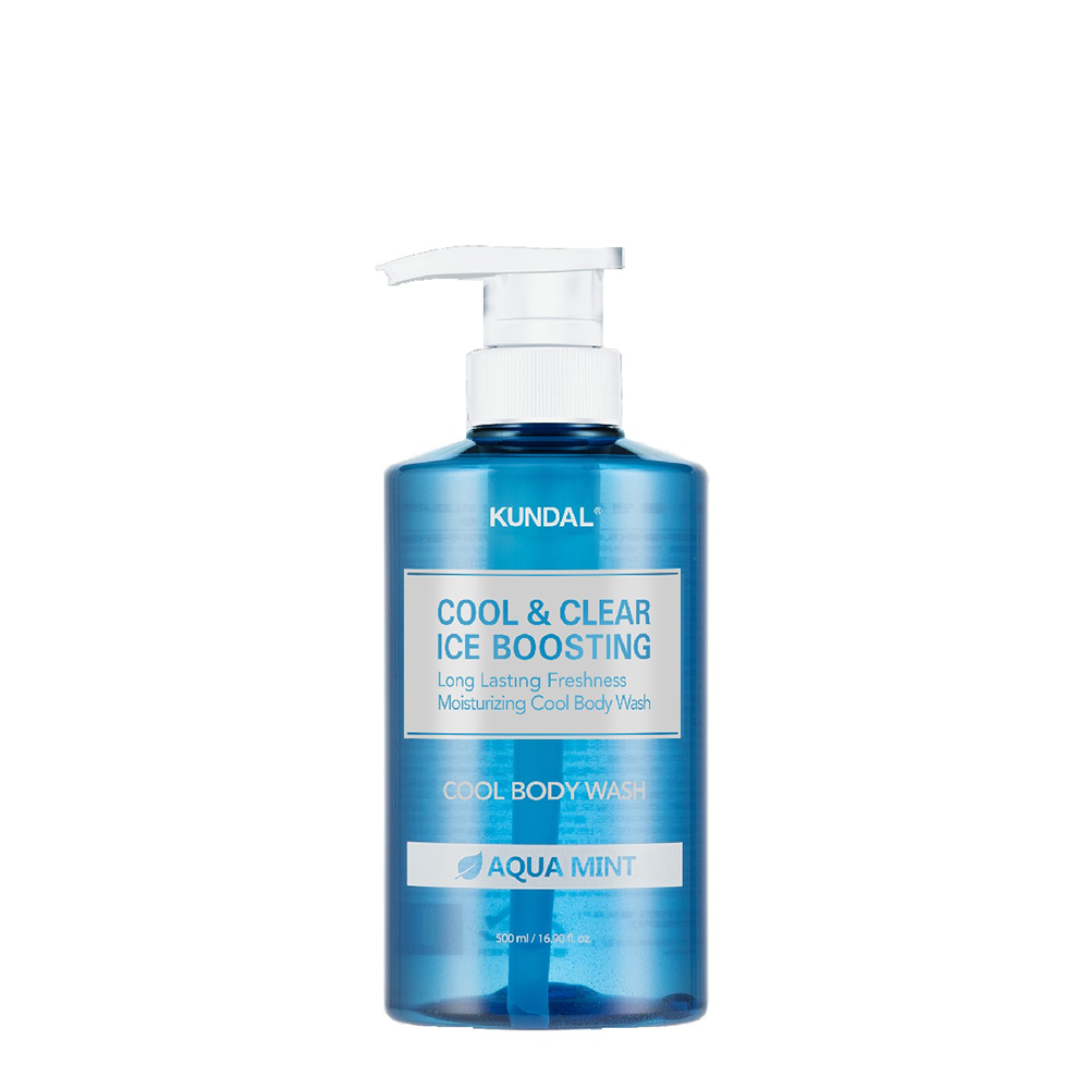Kundal Cool &amp; Clear Ice Boosting Body Wash Aqua Mint 500 ml