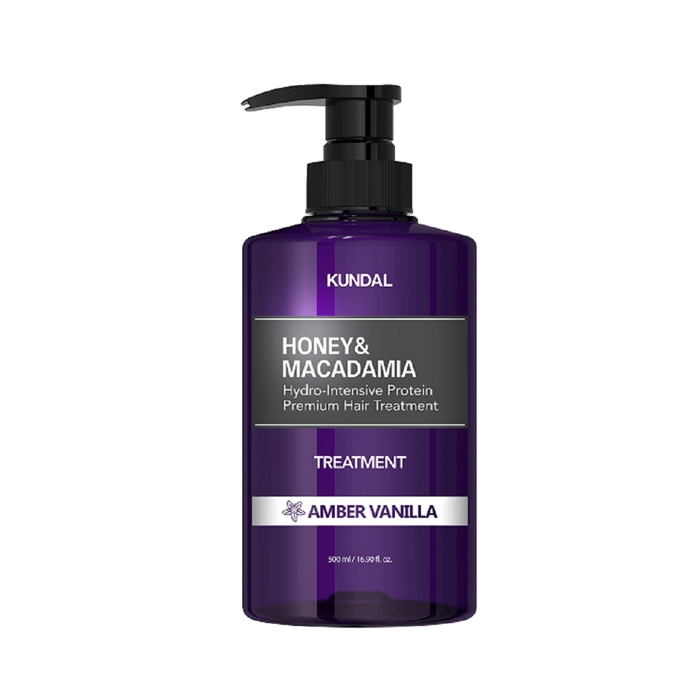 Kundal Honey And Macadamia Hydro - Intensive Protein Premium Hair Treatment Amber Vanilla 500 ml - Beauty Tribe