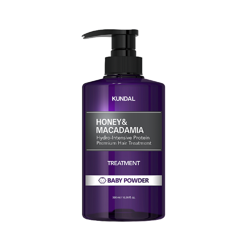 Kundal Honey And Macadamia Hydro-Intensive Protein Premium Hair Treatment Baby Powder 500 ml