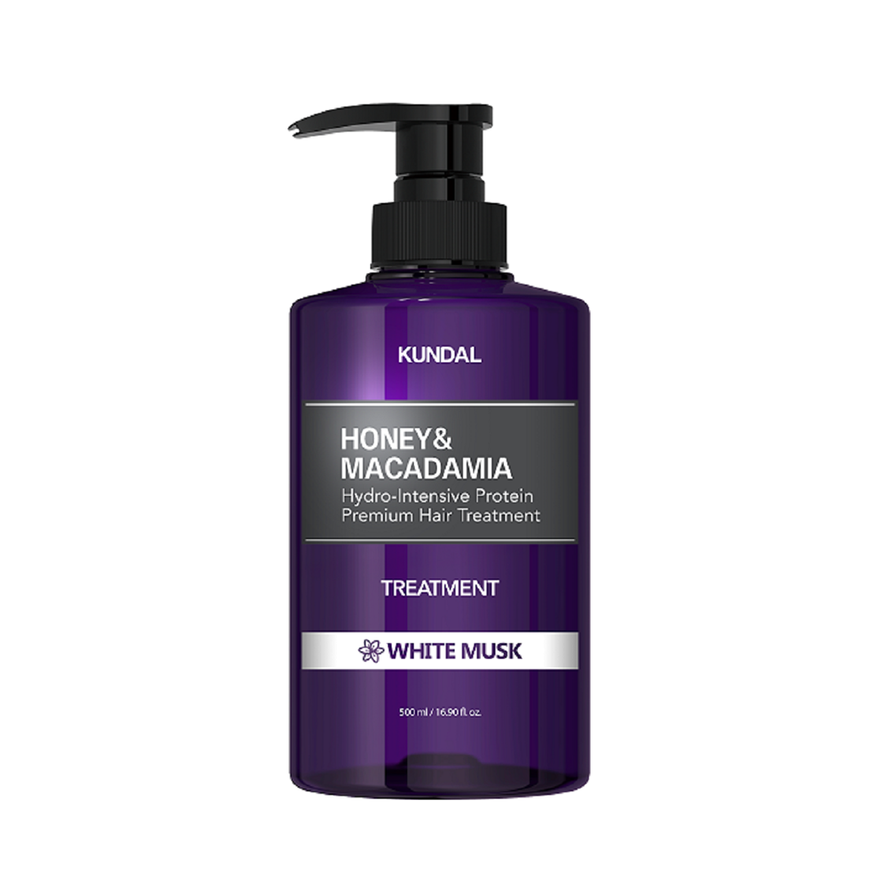 Kundal Honey And Macadamia Hydro-Intensive Protein Premium Hair Treatment White Musk 500 ml