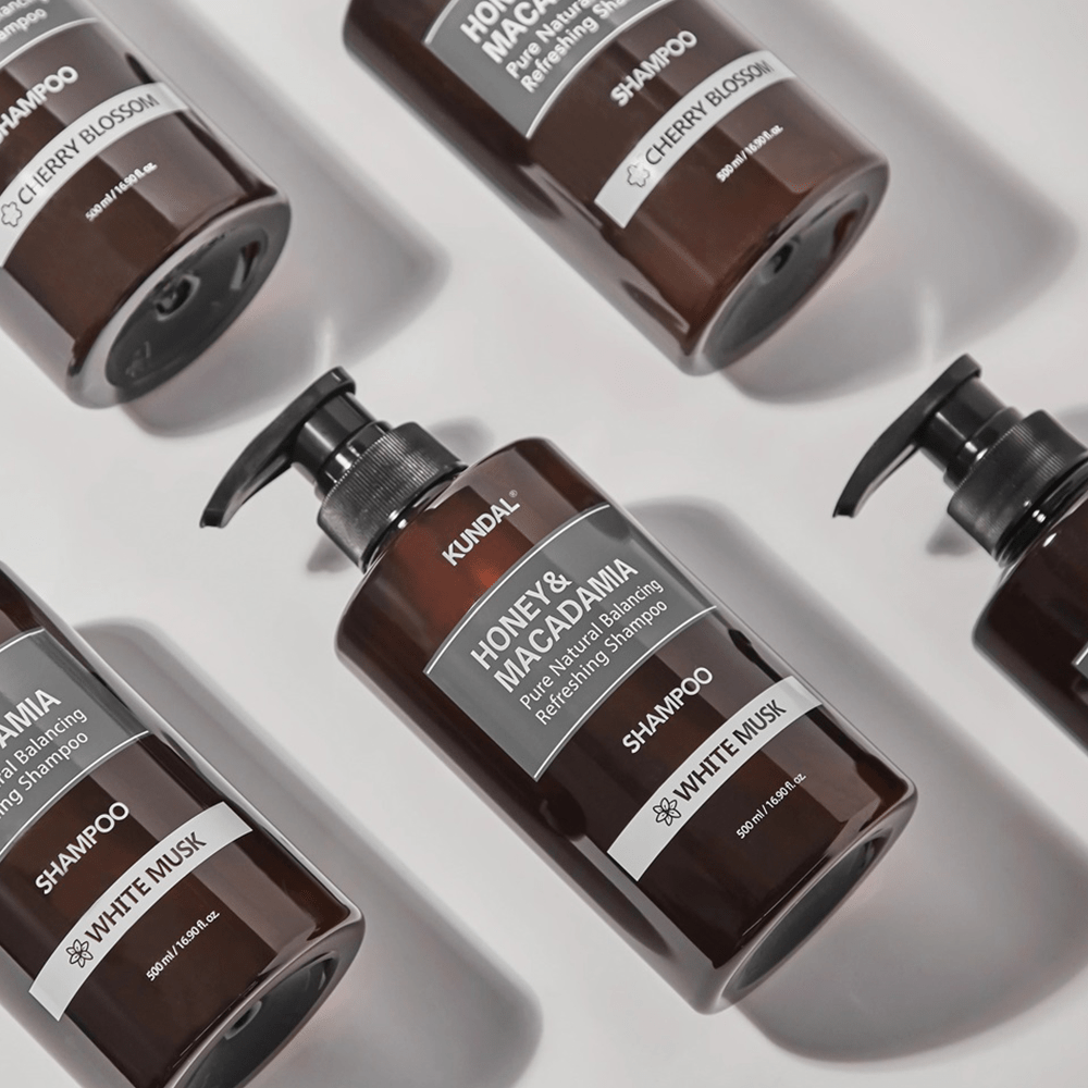 Kundal Honey &amp; Macadamia Pure Natural Balancing Refreshing Shampoo Baby Powder 500 ml - Beauty Tribe