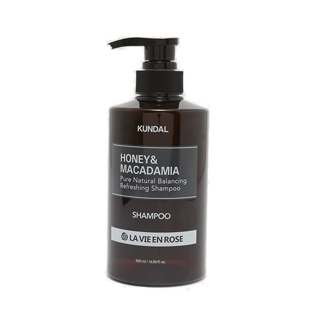 Kundal Honey &amp; Macadamia Pure Natural Balancing Refreshing Shampoo La Vie En Rose 500 ml - Beauty Tribe