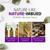 Kundal Macadamia Damage Care Solution Premium Hair Essential Oil Ultra Serum Fuzzy Navel 100 ml - Beauty Tribe