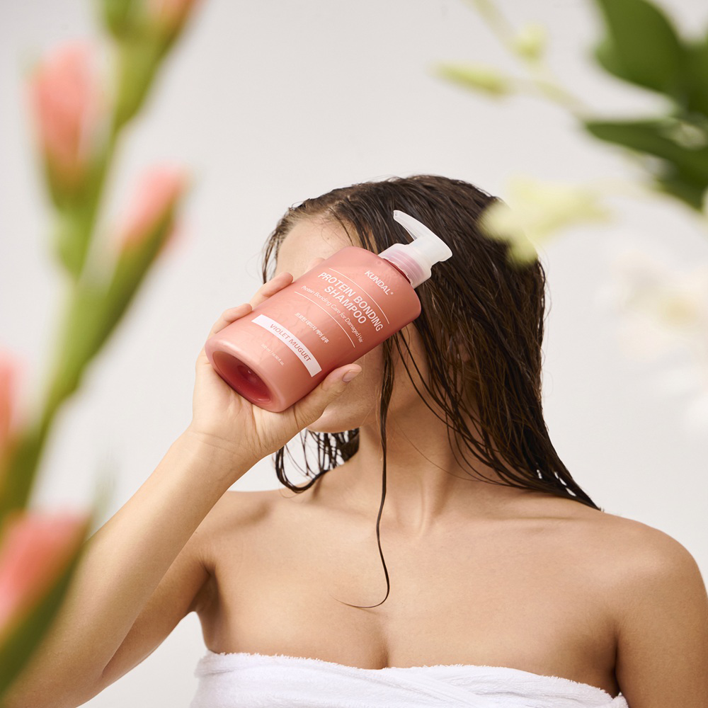 Kundal Protein Bonding  Hair Shampoo For Damaged Hair Violet Muguet 250 ml