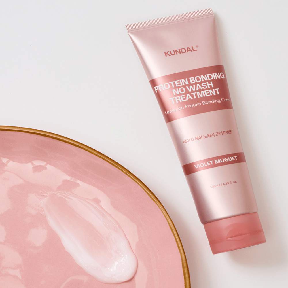 Kundal Protein Bonding No Wash Leave In Hair Treatment For Damaged Hair Violet Muguet 130 ml - Beauty Tribe