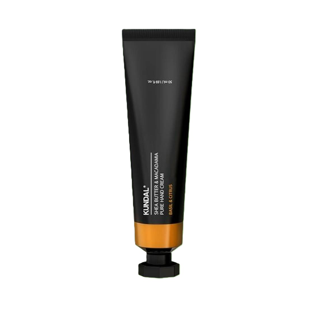 Kundal Shea Butter &amp; Macadamia Pure Hand Cream Basil &amp; Citrus Aroma Edition 50 ml