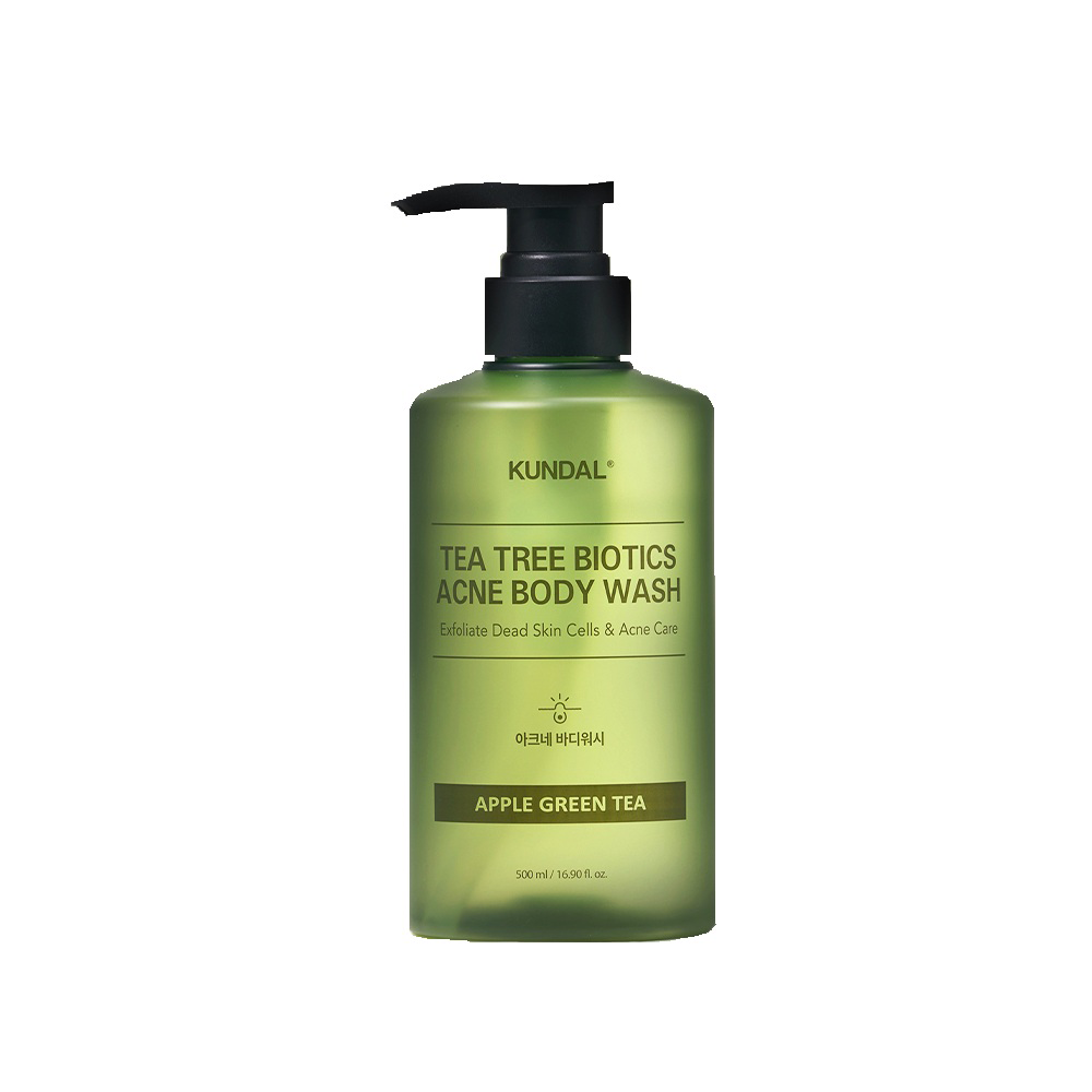 Kundal Tea Tree Biotics Acne Body Wash Apple Green Tea 500 ml
