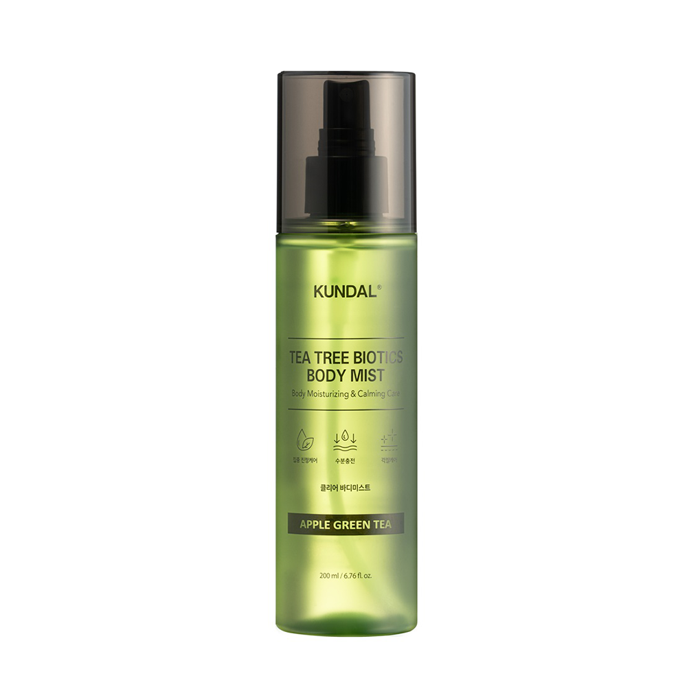 Kundal Tea Tree Biotics Body Mist For Moisturizing &amp; Calming Care Apple Green Tea 200 ml