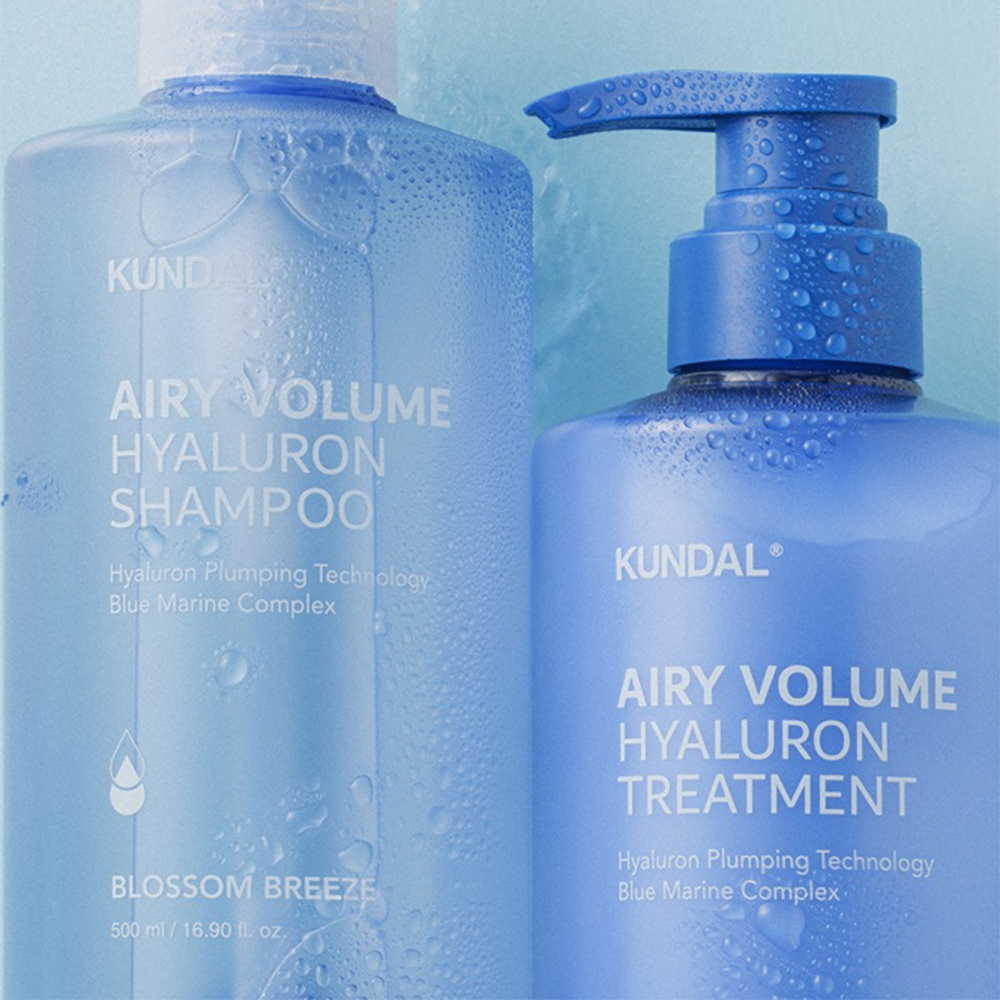 Kundal Volumizing Hyaluronic Shampoo Blossom Breeze 500 ml