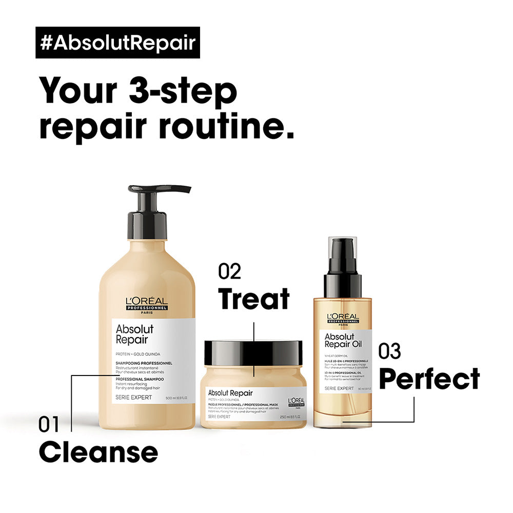 L’Oreal  Professionnel Absolut Repair Shampoo for Damaged Hair 500 ml
