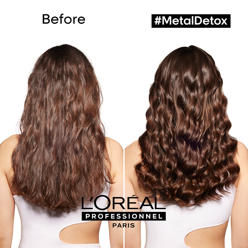 L’Oreal  Professionnel Metal Detox Sulfate Free Shampoo with Glicoamine &amp; Ionene for Hair Breakage 500 ml