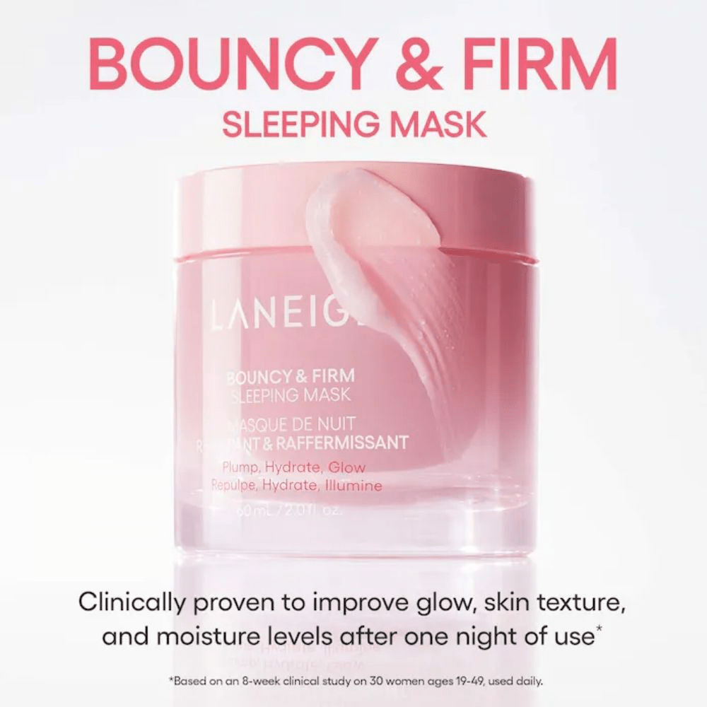 Laneige Bouncy &amp; Firm Sleeping Mask 60ml - Beauty Tribe