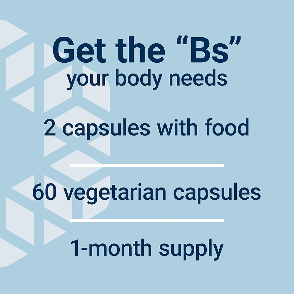 Life Extension Bioactive Complete B-Complex for Energy – 60 Veg Caps