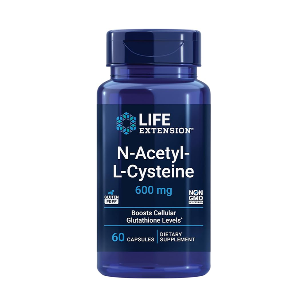 Life Extension N-Acetyl-L-Cysteine 600 mg – 60 Veg Caps