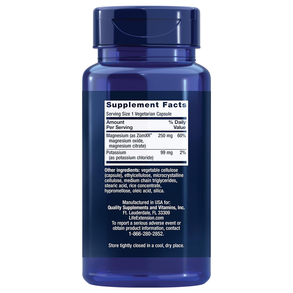 Life Extension Potassium with Extended-Release Magnesium – 60 Veg Caps