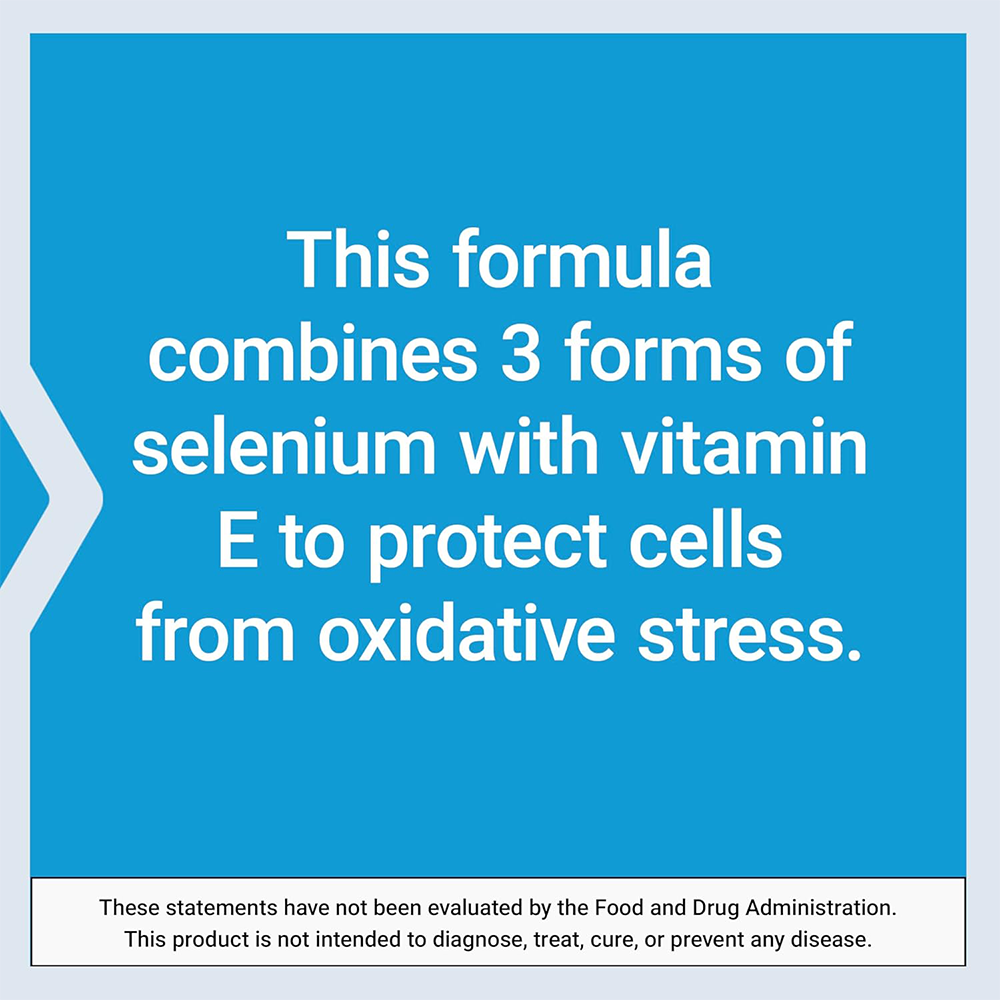 Life Extension Super Selenium Complex with Vitamin E – 100 Veg Caps