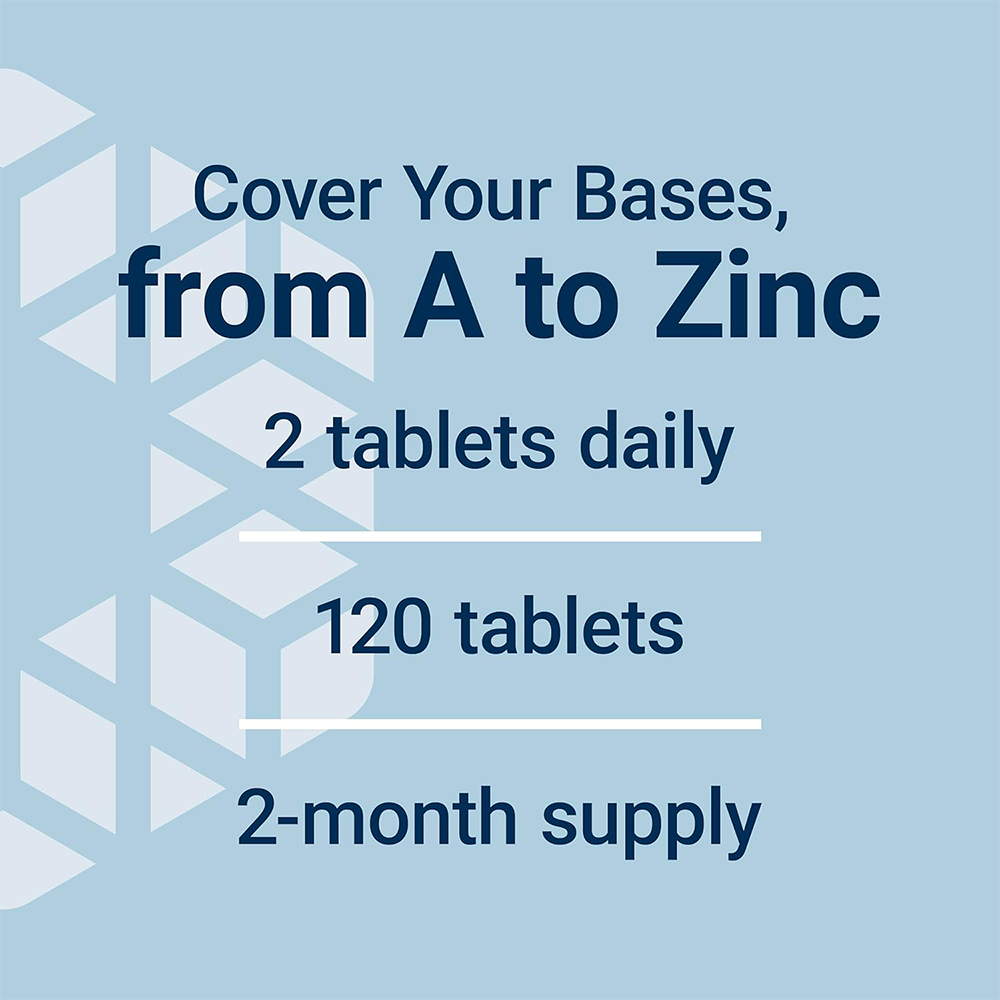 Life Extension Two-Per-Day Multivitamin with Zinc – 120 Capsules