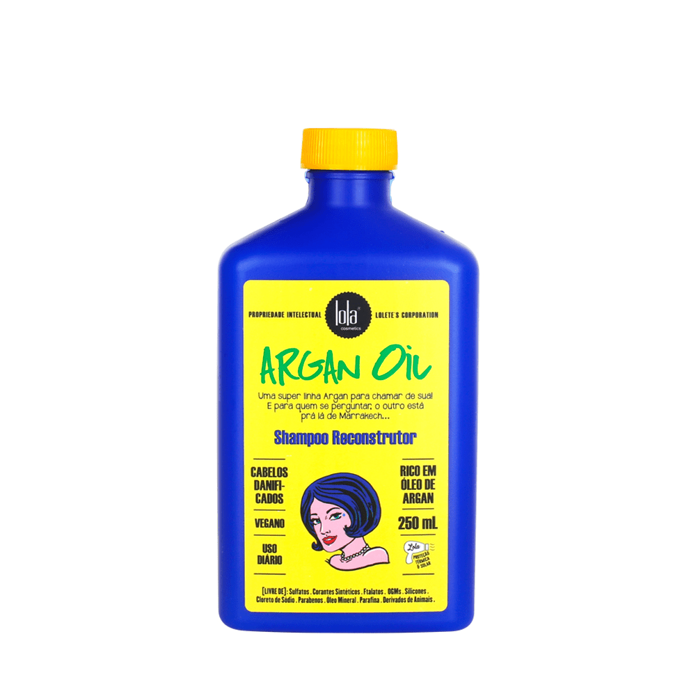 Lola from Rio Argan Oil Reconstructive Hair Shampoo For Damaged Hair 250ml - Beauty Tribe