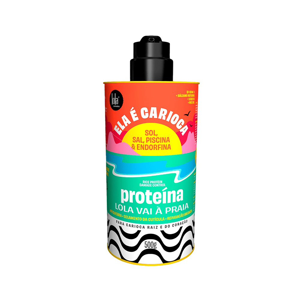 Lola from Rio Ela E Carioca Rice Protein Damage Control For All Hair Types 500g - Beauty Tribe