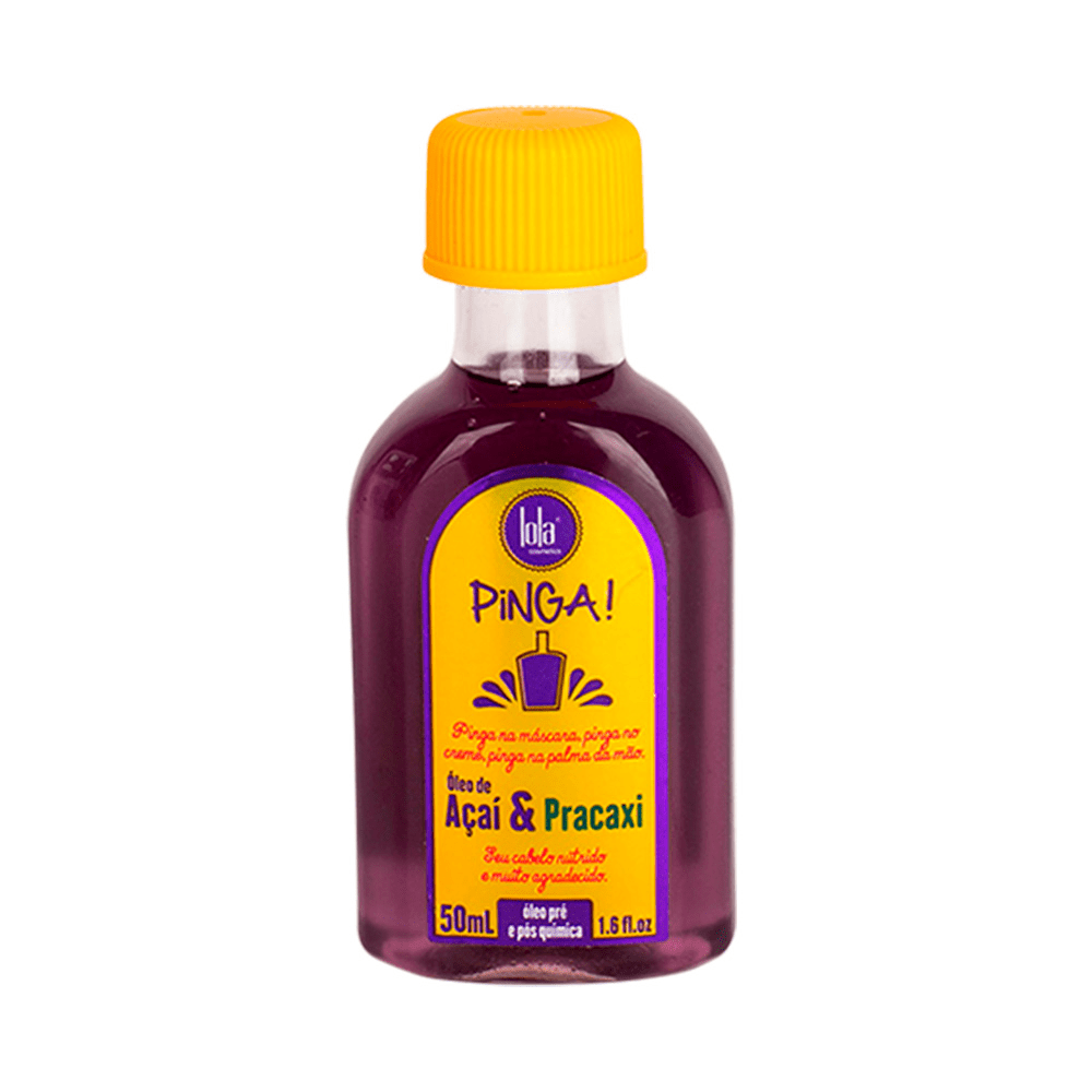 Lola from Rio Pinga Hair Oil For Frizz, Split Ends, Shine, and Thermal Protection - Acai &amp; Pracaxi 50ml - Beauty Tribe