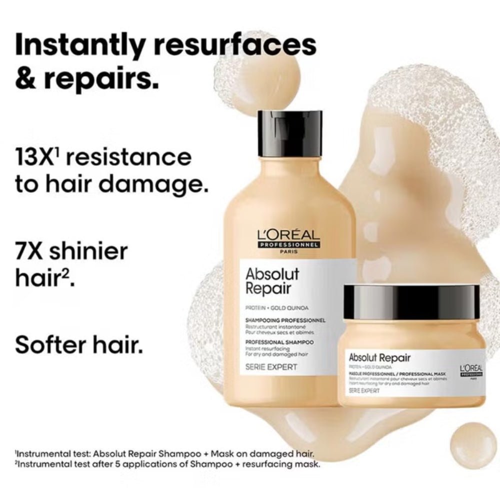 L’Oréal Professionnel Absolut Repair Glacial Utopia Duo Set for Damaged Hair - Beauty Tribe